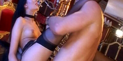 XXX-Vintage featuring Regina Moon's stockings sex