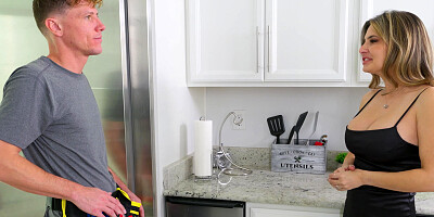 Mommy Krystal Sparks seduced her son's friend and gets fucked