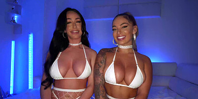 Hayley Davies and Jennifer White shown in this POV MFF