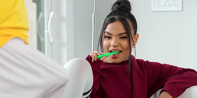 Summer Col is a tight brunette who wants to get off