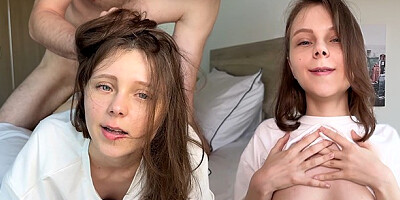 Doggystyle scene with sweet GF from Cum Dumpster Teens