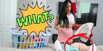 Appealing Jennifer and Johnny's big tits scene