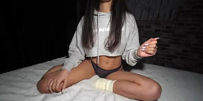 Playing with Hot Stepsister Ended with a Cream Pie in Her Fat Pussy