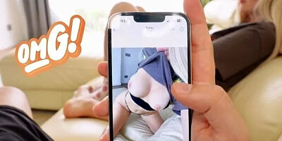 I Found My Stepsisters Nudes in Her Gallery.. She is such a Slut!