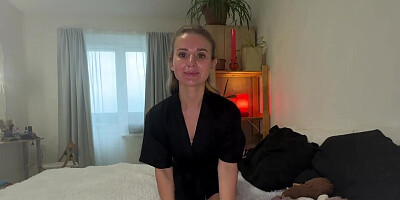 Mommy playing with toys and showing her juicy booty