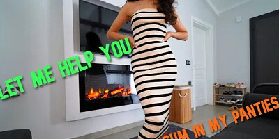 Sexy Stepmom Caught Her Stepson Jerking off Her Panties