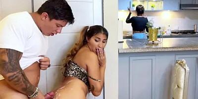 Wtf! He Fucked His Stepdaughter in Front of His Wife! an Give Her a Huge Cumload