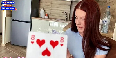 Beautiful Girl Bella Cant Play Cards, so I Fucked Her