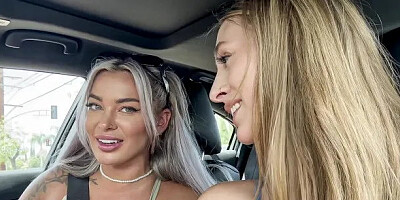 Busty Aussie Babe Fucks Blonde Tatted Gf