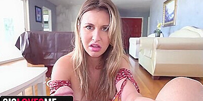 Perfect Assed Teen 18+ Stepsis Needs Her Stepbrothers Massive Dick To Make Her Cum