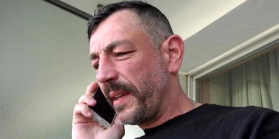 Lea Luestern shows her fat ass during hard MMF fucking