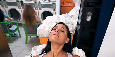 Tony Rubino and Jade Greene are fucking at the laundromat