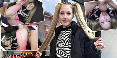 Big Dick Anal Sex Casting for Pigtails Teen Crystal White in Berlin