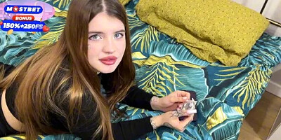 My Hot Step Sister Asked to Teach how to Use Her Condom, I Fucked Very Hard