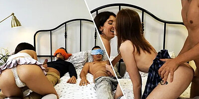 Real Swingers Share Their Secrets: Foursome Swinger Group Sex with Creampie