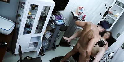 Very Horny Gynecologist Breaks His Patients Ass and Cums Inside Him