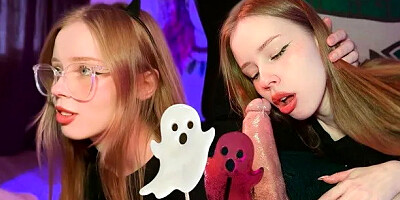 Stepsister had to Suck Big Dick for Lollipop