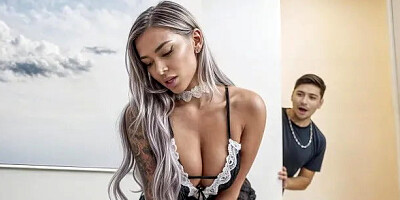 Busty Blonde Maid & Wild Redhead Alexis Fawx Heat Up a Hot Threesome!