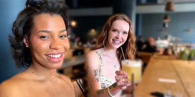 Picking Up Two Babes at the Bar for Midday Threesome -ffm- Chloe Foxxe, Ami B...