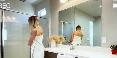 Passionate sex with sweet blonde Amber Moore