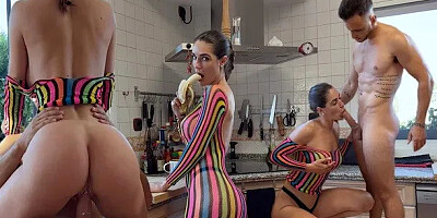 My Roommate was Eating a Banana in the Kitchen I Shouldnt have Walked in wi...