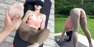 Fucked My Yoga Teacher and Cum in Mouth-