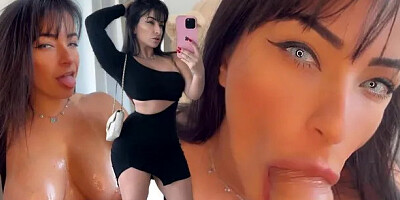 Pov Sex with Emanuelly Raquel Ride on You Oil on Boobs Perfect Blowjob