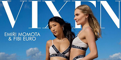 Vixen featuring Fibi Euro and Emiri Momota's big ass movie