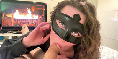 POV stepdaughter dresses up as a pussy for her stepdad (long version)