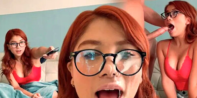 I Find My Teen Stepsister Watching Netflix ! She Looks Innocent but She is...