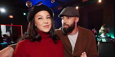 Evelin Stone sucks and rides big black cock with a smile on her face