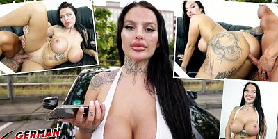 German Huge Tits and Ass Bitch Lola Bonita Pickup for First Casting Fuck