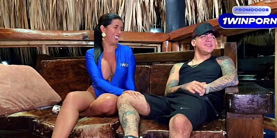 Colombian Milf Lina Henao Fucking with Her Young Stepbrother Rogue. She is a ...