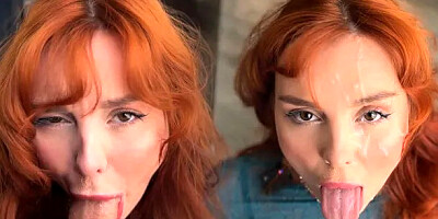 Хочешь Я Сниму С Тебя Штаны И Ты Кончишь Рыжей Шлюхе В Рот?