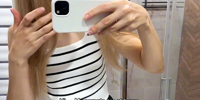 i Need to Squirt Urgently, and My Parents are Home... I Hid in the Bathroom ...