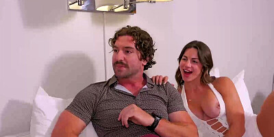 Cuckolding action with Lucy Cloud and a black cock