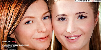 Impeccable Aria Logan's blonde movie