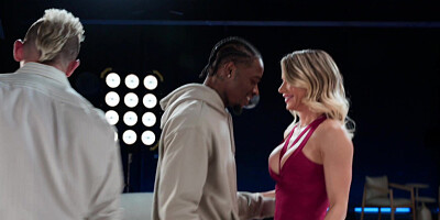 WIFEY Fit Blonde Hotwife Cassie Bender Gets A BBC Creampie In Front Of Hubby