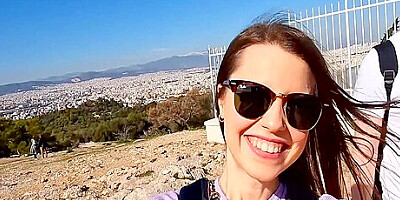 Cute Girlfriend Gets Fucked On Vacation In Athens! Porn Vlog With 9 Min