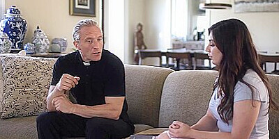 Priest Fucks Horny Babe