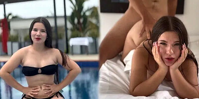 Sunny Day to Enjoy the Pool and a Good Dick at the Hotel