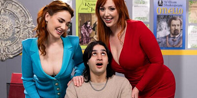 Curvy clip with horny Lauren Phillips and Siri Dahl from Mommy’s Boy