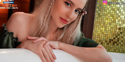 Stepsister, What are You Doing in My Bathroom? Go Away, or Ill Fuck You!