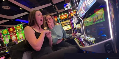 Serenity Cox and Nadia Foxx Try not to Cum while Chasing a Jackpot