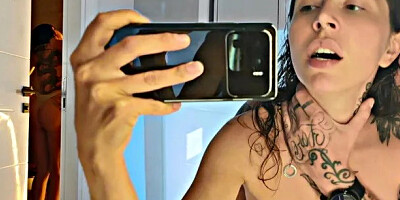 Stepmom Let Me Fuck Her after the Shower!