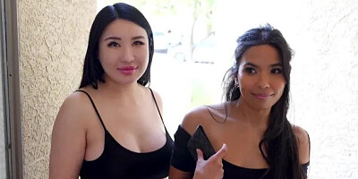 Hot Asian Waitresses Show Up to Fuck - Ft. Suki Sin - Jada