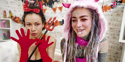 Passionate Anuskatzz and Morea's oral movie