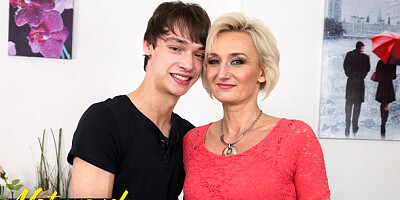 Hot mom sex with amorous female from Mature NL