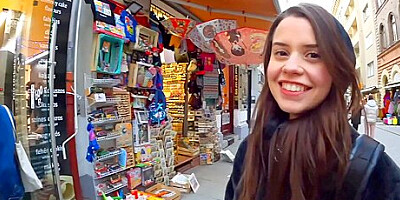 Cute Petite Girl Rides Big Cock! Budapest Sex Vlog