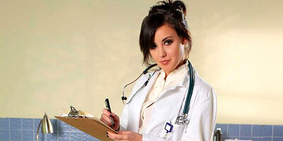 Stylish Brooke Lee Adams at straight hair sex